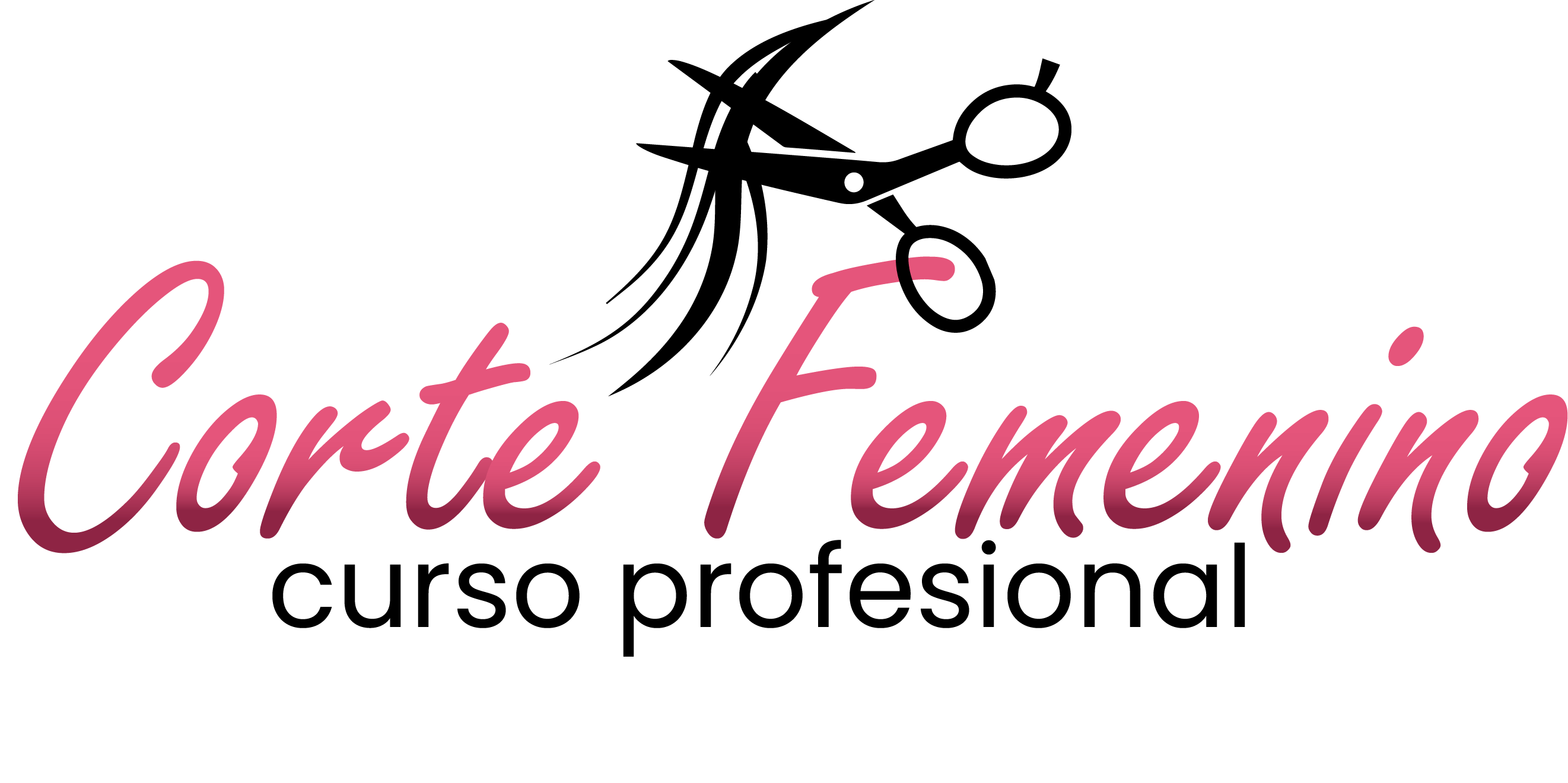 LOGO CORTE FEMENINO NEGATIVO